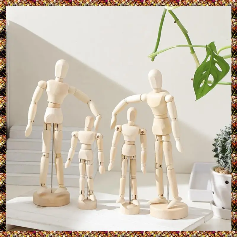 6 Pcs Artist Mannequin Model Kit Wooden Manikin Drawing Moveable Figure Model Set Kit With Stand Flexible Jointed Mannequin
6 Pcs Artist Mannequin Model Kit Wooden Manikin Drawing Moveable Figure Model Set Kit With Stand Flexible Jointed Mannequin