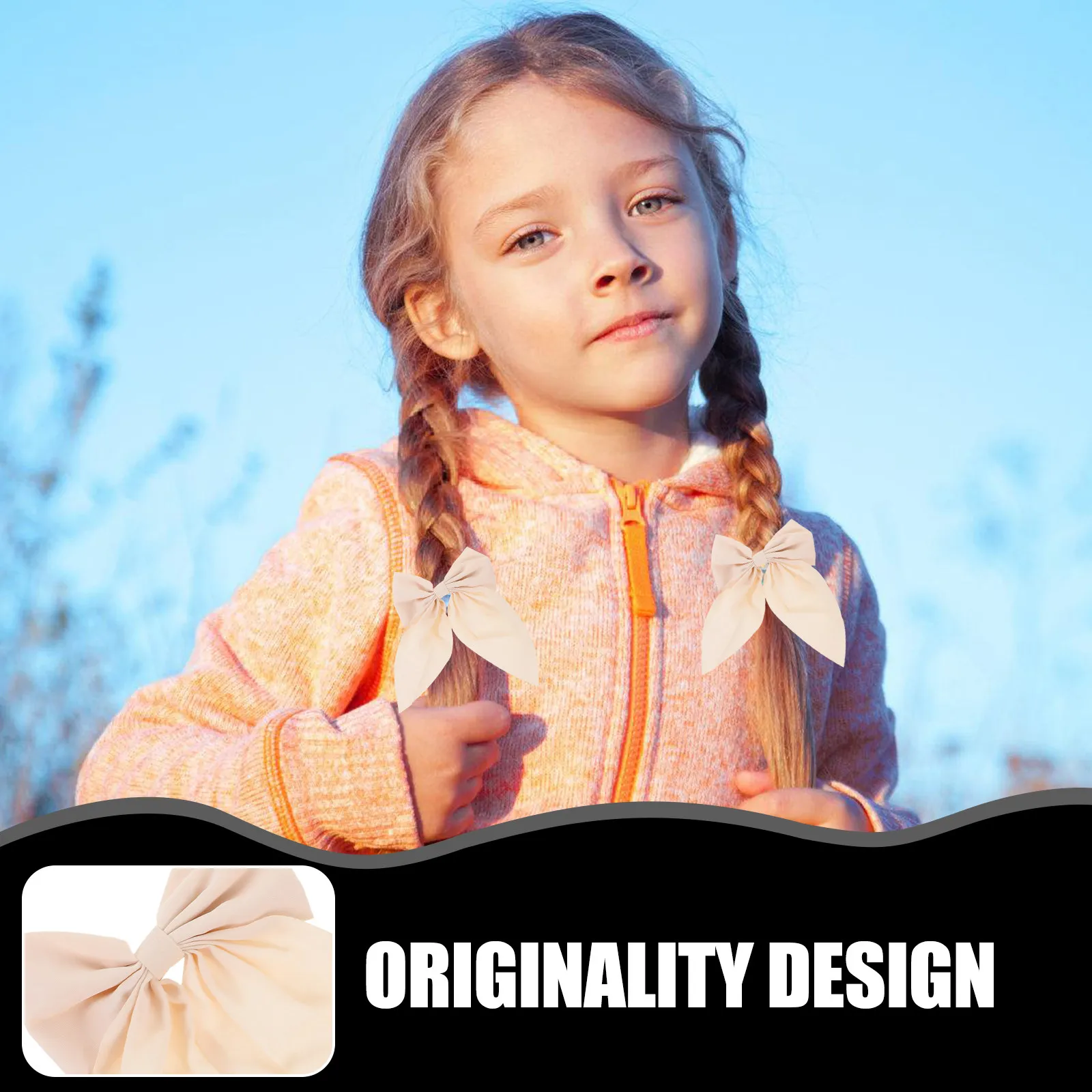 2Pcs Large Hair Bow Clips Girly Decorative Accessories for Girls -Free Secure Hold Great for Daily Use Celebration Gift
2Pcs Large Hair Bow Clips Girly Decorative Accessories for Girls -Free Secure Hold Great for Daily Use Celebration Gift