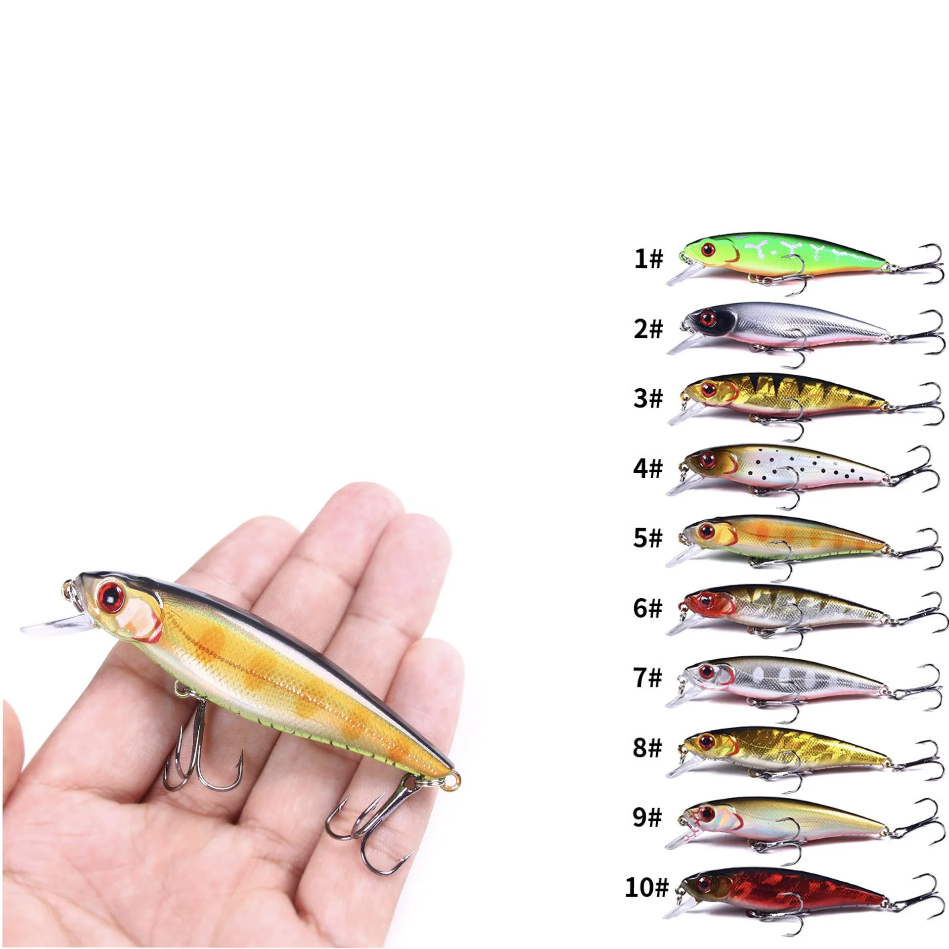 Minnow Lure 9.2G Long Cast Floating Realistic Chub Beach Slow Sink Suspending Luminous Sharp Hook High Attraction Fishing Bait
Minnow Lure 9.2G Long Cast Floating Realistic Chub Beach Slow Sink Suspending Luminous Sharp Hook High Attraction Fishing Bait
