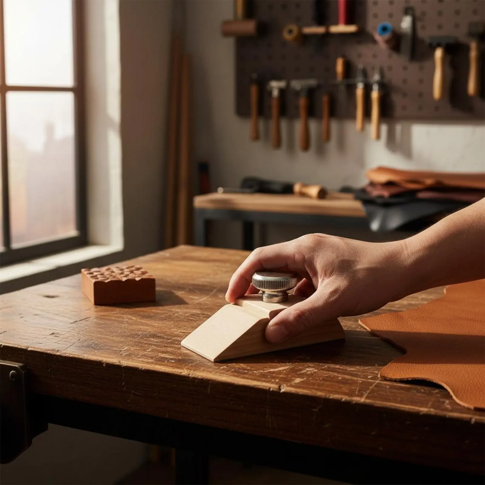 Leather Border Sanding Block Adjustable Clamp Wooden Sanding Sheet Holder Leatherworking Tool Ergonomic Grip for DIY Hobbyists
Leather Border Sanding Block Adjustable Clamp Wooden Sanding Sheet Holder Leatherworking Tool Ergonomic Grip for DIY Hobbyists