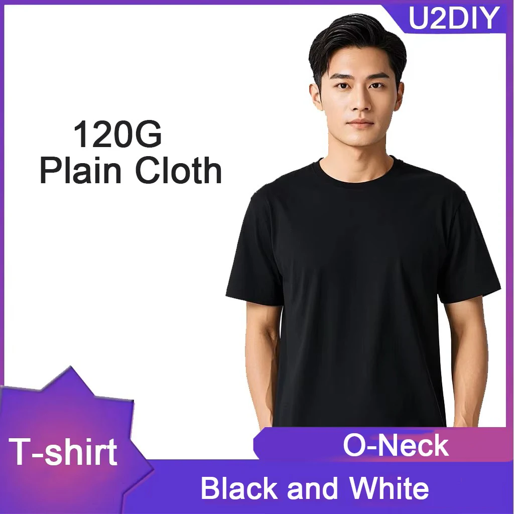M-5XL 120g t-shirt 100% polyester Quick drying Summer thin for man boyfriend Top Short Sleeve Black and White Tee
M-5XL 120g t-shirt 100% polyester Quick drying Summer thin for man boyfriend Top Short Sleeve Black and White Tee