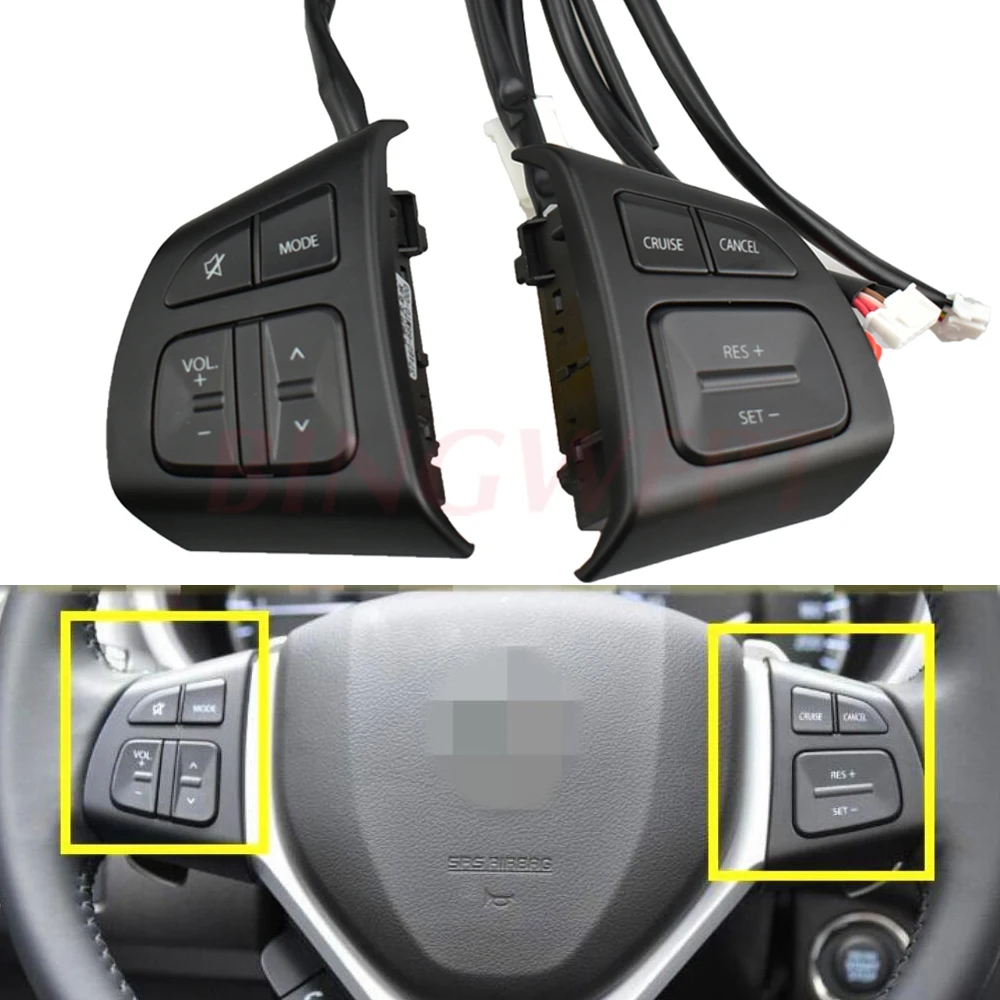 Multifunction Steering Wheel Switch Button Audio Volume Cruise Speed Control Switch Button For Suzuki Swift SX4 S-CROSS
Multifunction Steering Wheel Switch Button Audio Volume Cruise Speed Control Switch Button For Suzuki Swift SX4 S-CROSS