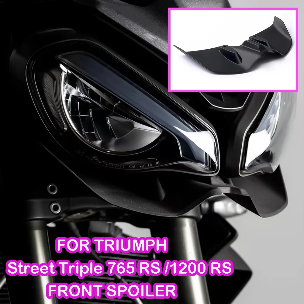 For Triumph Street Triple 765 RS 1200 RS Front spoiler Lower spoiler lower lip GP WING DOWNFORCE NAKED FRONTAL SPOILERS
For Triumph Street Triple 765 RS 1200 RS Front spoiler Lower spoiler lower lip GP WING DOWNFORCE NAKED FRONTAL SPOILERS