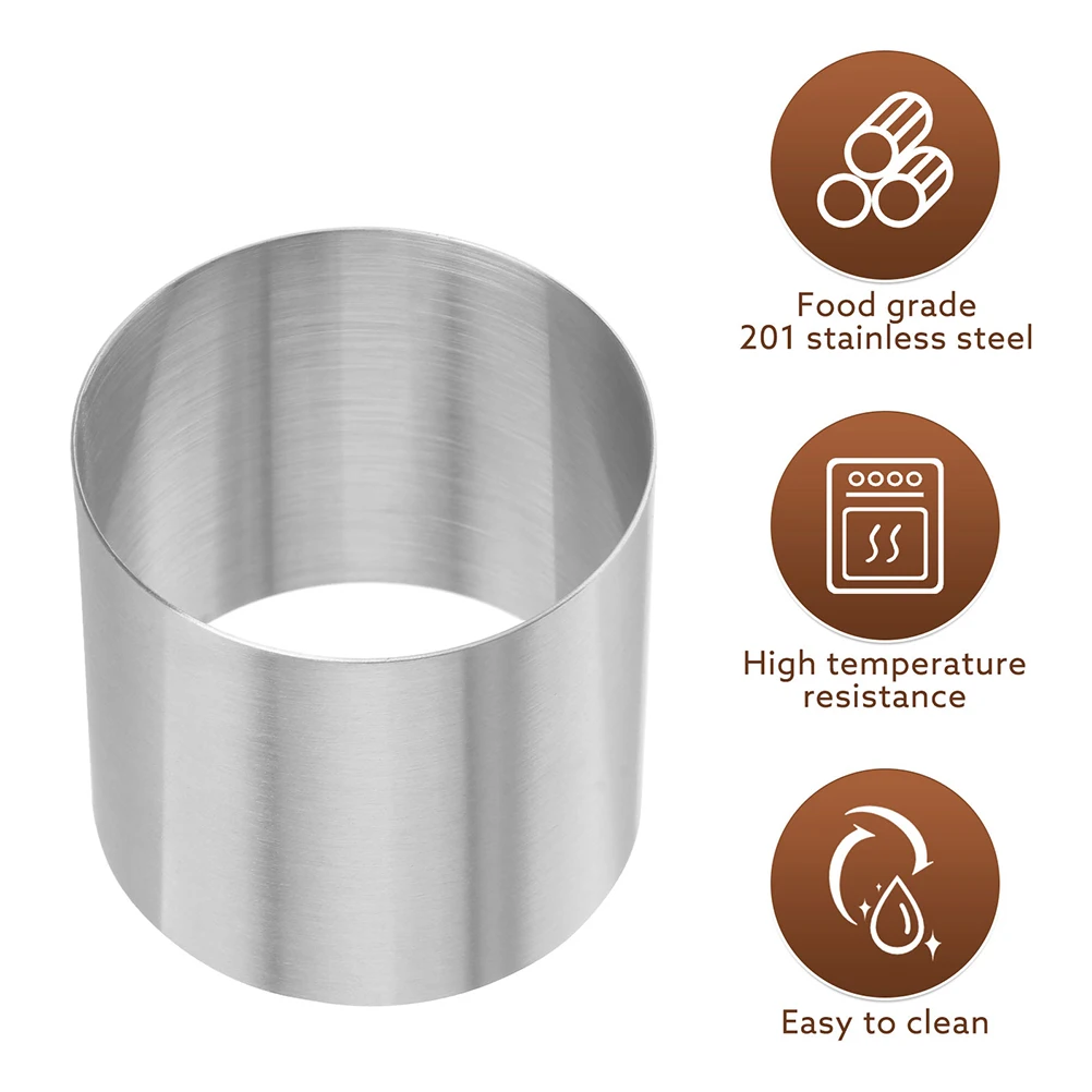 12 Pcs Cake Mold Round Baking Rings Mini Tools Mousse Stainless Steel Muffin Travel
12 Pcs Cake Mold Round Baking Rings Mini Tools Mousse Stainless Steel Muffin Travel