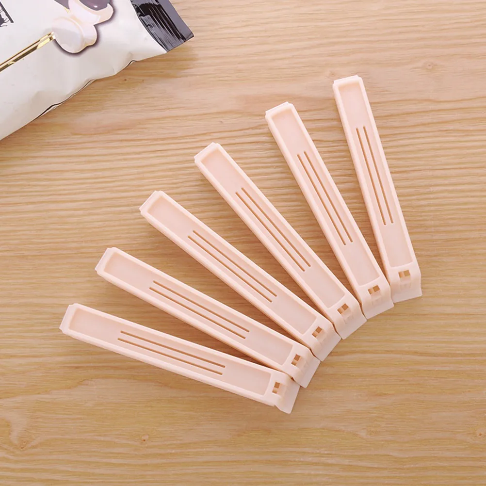 6Pcs Plastic Sealing Clips Snack Bag Clamp Sealer Milk Powder Oatmeal Salt Food Clip Sealing Clips Sealer Clip
6Pcs Plastic Sealing Clips Snack Bag Clamp Sealer Milk Powder Oatmeal Salt Food Clip Sealing Clips Sealer Clip