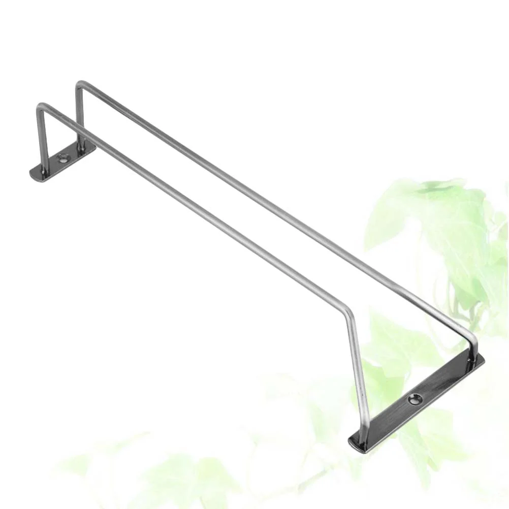 35 Cm Stemware Rack under Cabinet Shelves Stainless Steel Cup Display Stand
35 Cm Stemware Rack under Cabinet Shelves Stainless Steel Cup Display Stand