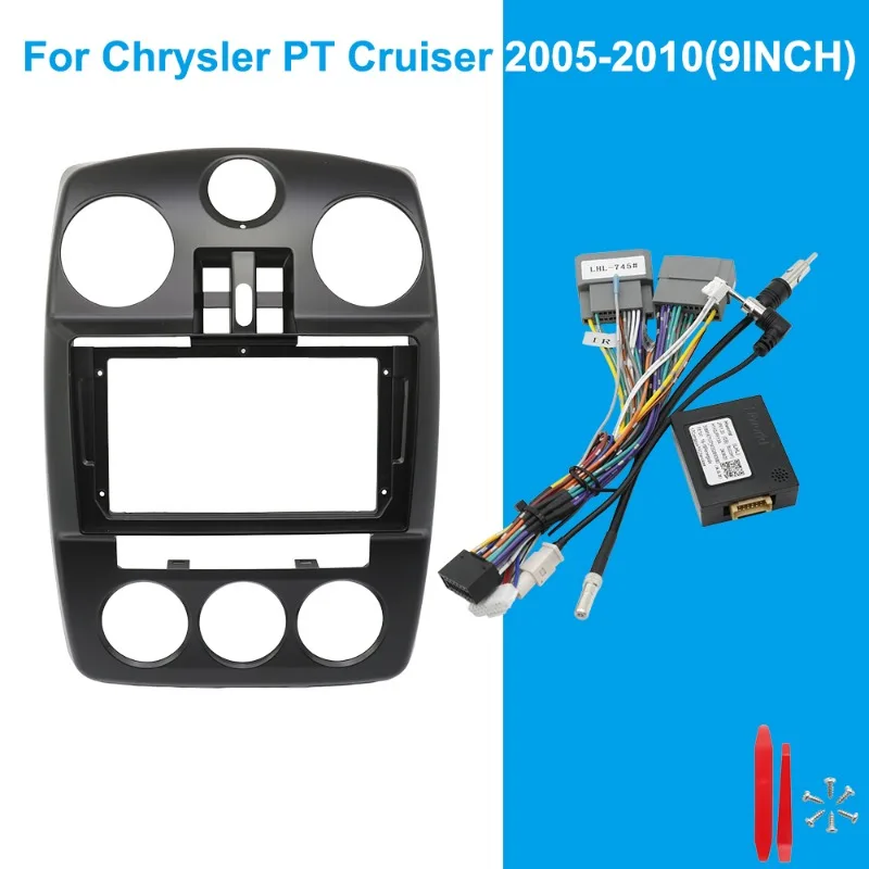 9 Inch Car Radio Fascia Frame For Chrysler PT Cruiser 2005-2010 Dashboard Panel Trim Kit
9 Inch Car Radio Fascia Frame For Chrysler PT Cruiser 2005-2010 Dashboard Panel Trim Kit