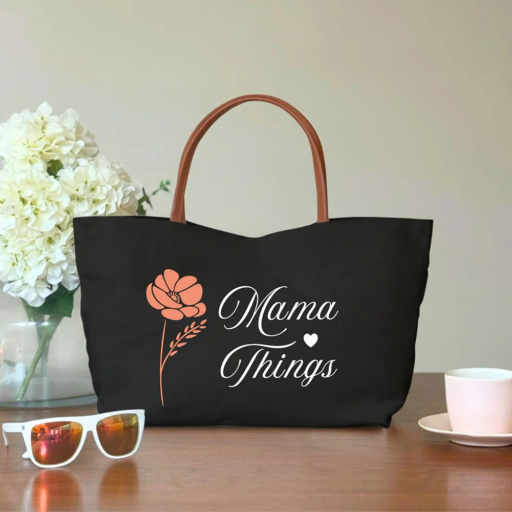 Floral Canvas Tote Bag Personalized Grandma Name Custom Mom Name Print Handbag For Mothers Day Family Holiday Gift
Floral Canvas Tote Bag Personalized Grandma Name Custom Mom Name Print Handbag For Mothers Day Family Holiday Gift