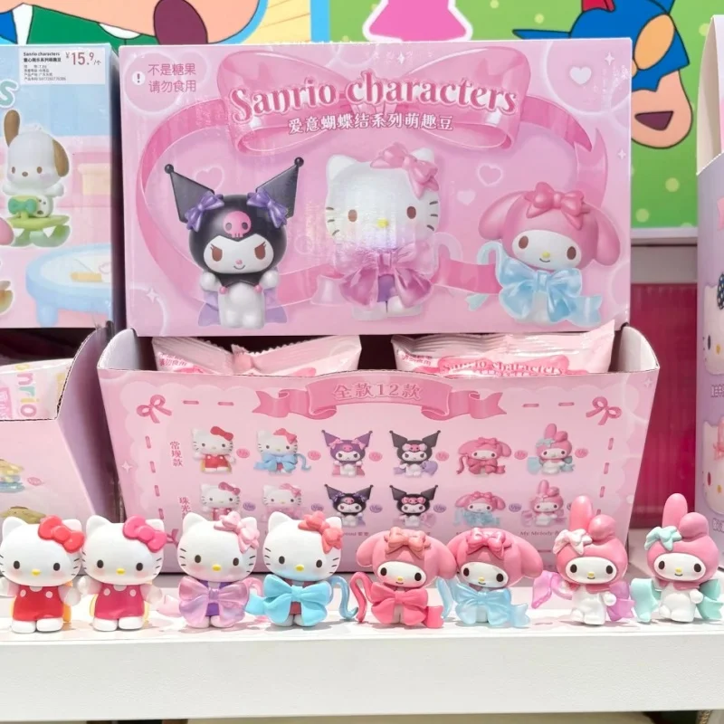 Genuine Sanrio Family Kuromi Hellokitty My Melody Love Bowknot Series Mini Bean Blind Bags Toy Desktop Collection Ornaments Gift
Genuine Sanrio Family Kuromi Hellokitty My Melody Love Bowknot Series Mini Bean Blind Bags Toy Desktop Collection Ornaments Gift