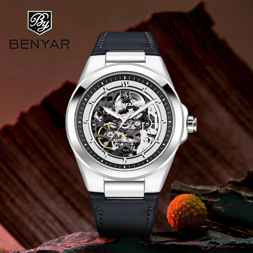 2026 new Benyar business men's automatic watch classic skeleton men's mechanical watch alloy daily waterproof watch Hombre reloj
2026 new Benyar business men's automatic watch classic skeleton men's mechanical watch alloy daily waterproof watch Hombre reloj
