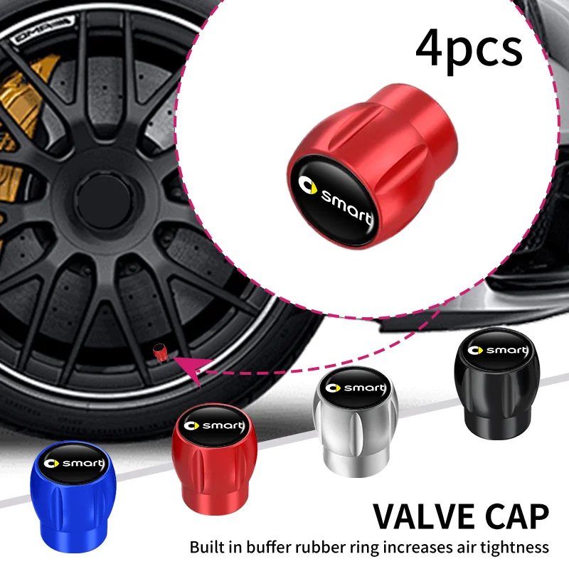 Car Tire Valve Caps Aluminum Alloy Valve Stem Tire Accessories For Smart Fortwo 451 450 454 Forfour EQ Cabrio Crossblade
Car Tire Valve Caps Aluminum Alloy Valve Stem Tire Accessories For Smart Fortwo 451 450 454 Forfour EQ Cabrio Crossblade
