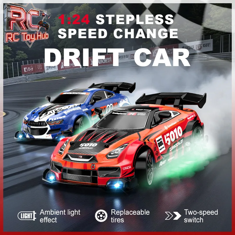 2026 New 1:24 4WD RC Drift Car Proportional Throttle Remote Control Racing Car With Replaceable Tires Competition Toy For Kids
2026 New 1:24 4WD RC Drift Car Proportional Throttle Remote Control Racing Car With Replaceable Tires Competition Toy For Kids