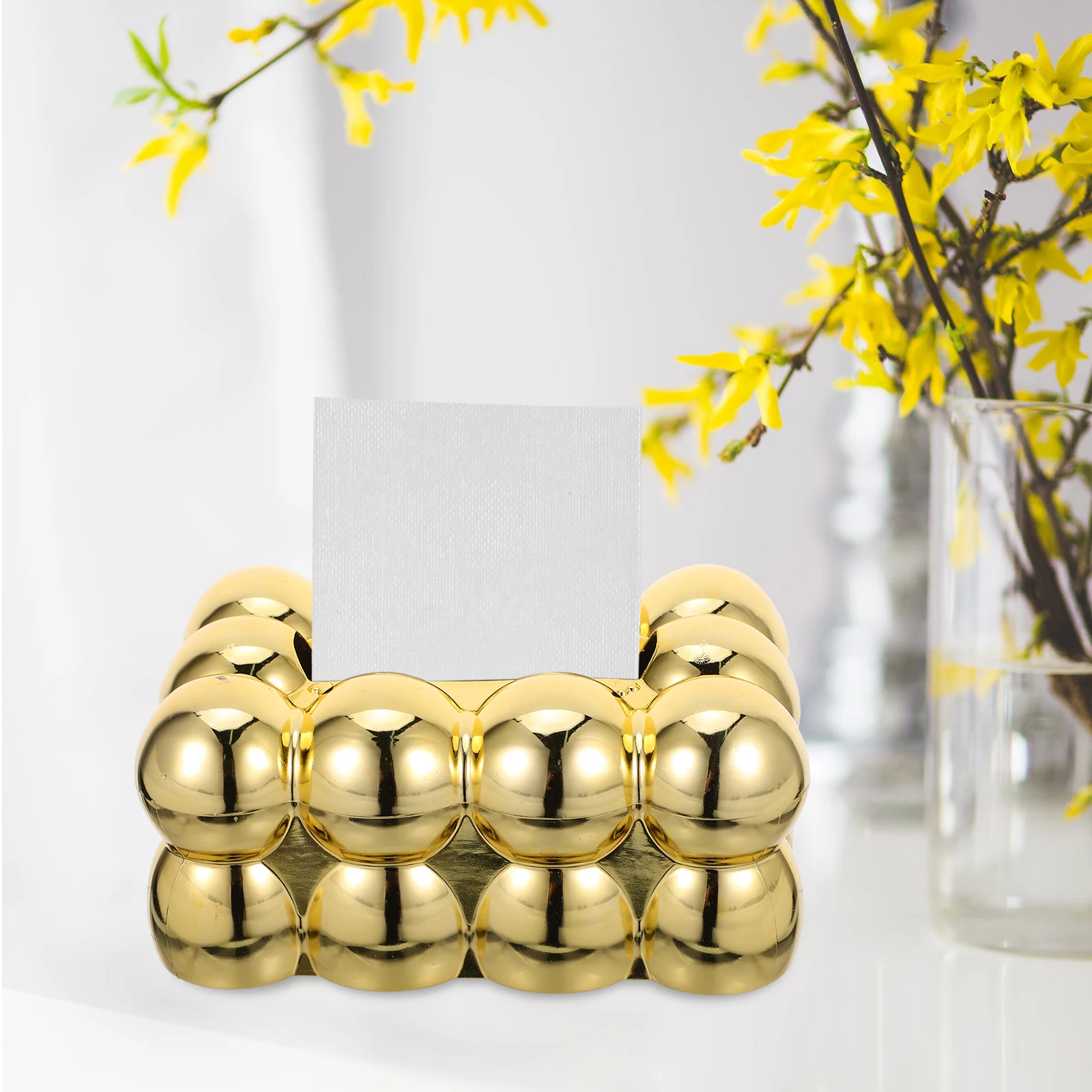 Dining Table Napkin Storage Box Paper Towel Holder Plastic Gold Tissue Dispenser
Dining Table Napkin Storage Box Paper Towel Holder Plastic Gold Tissue Dispenser