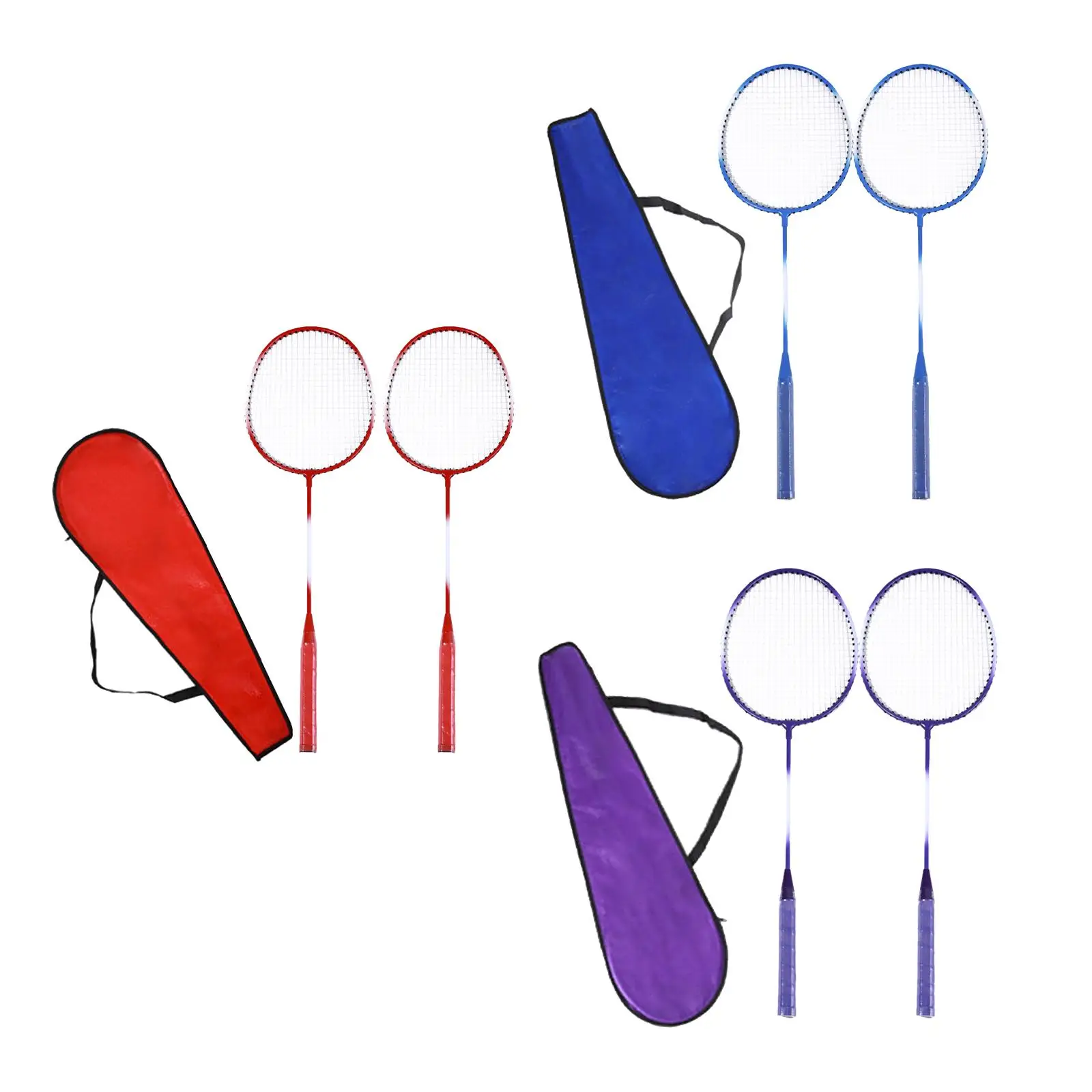 Ракетки для бадминтона, 2 шт., 5-26 фунтов, средняя жесткость, оборудование для бадминтона для тренировок в помещении и на открытом воздухе, для занятий на пляже, для детей и взрослых
Ракетки для бадминтона, 2 шт., 5-26 фунтов, средняя жесткость, оборудование для бадминтона для тренировок в помещении и на открытом воздухе, для занятий на пляже, для детей и взрослых