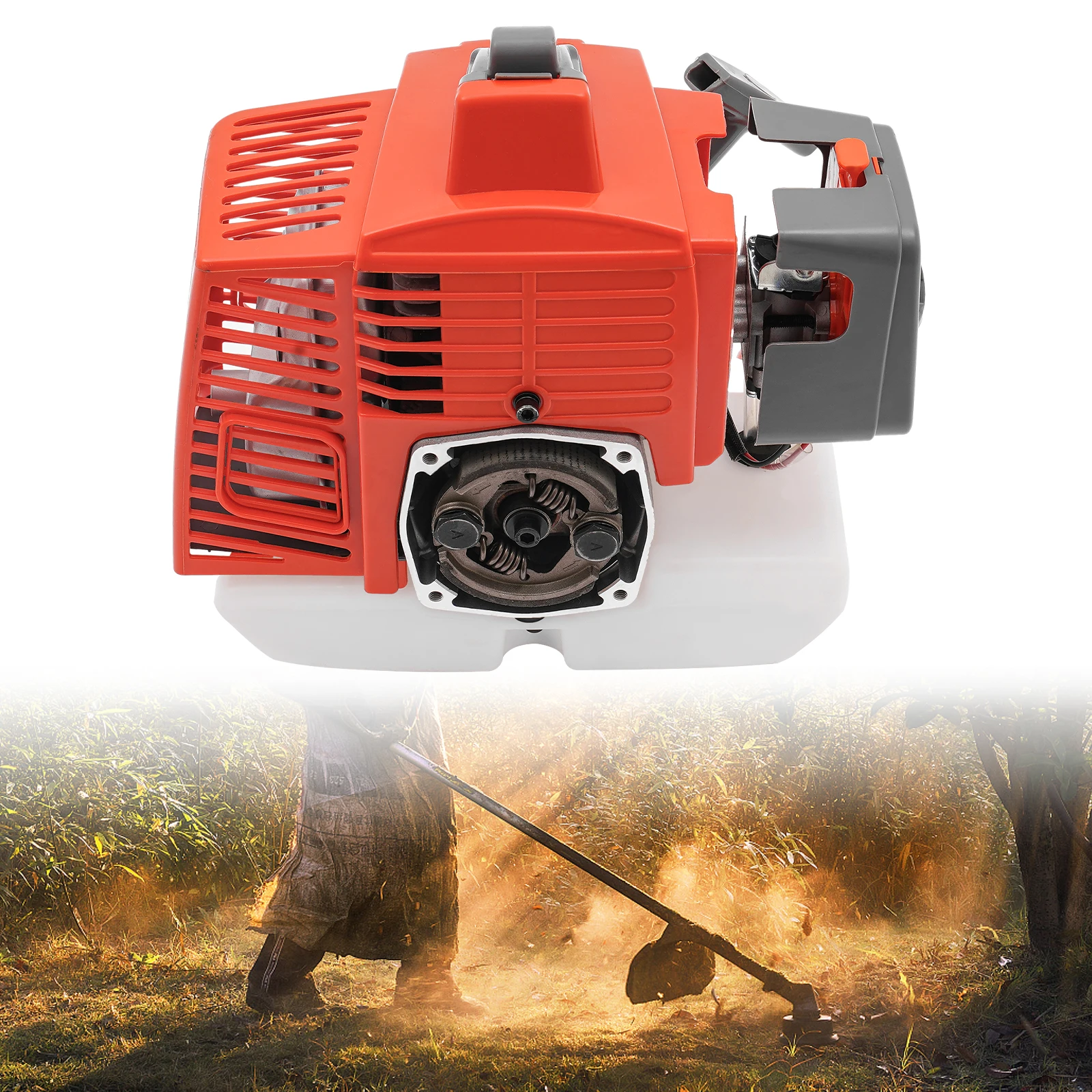 NEWEST 2.2kW 63.3cc 2-Stroke Air-cooled Single-cylinder Gasoline Engine Portable 7500r/min, for Lawn and Garden Equipment
NEWEST 2.2kW 63.3cc 2-Stroke Air-cooled Single-cylinder Gasoline Engine Portable 7500r/min, for Lawn and Garden Equipment