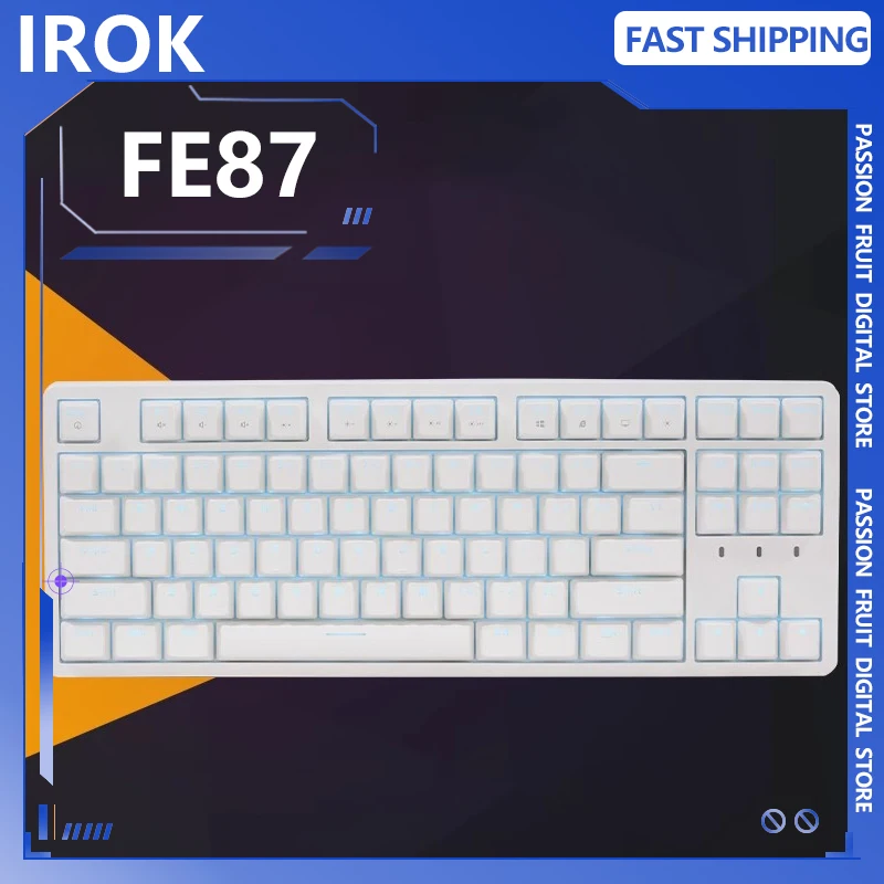 IROK FE87 RGB U Magnetic Switch Keyboard 8K Low Latency Hot Swap RGB Mechanical Keyboard Custom Long Battery Gaming Accessories
IROK FE87 RGB U Magnetic Switch Keyboard 8K Low Latency Hot Swap RGB Mechanical Keyboard Custom Long Battery Gaming Accessories