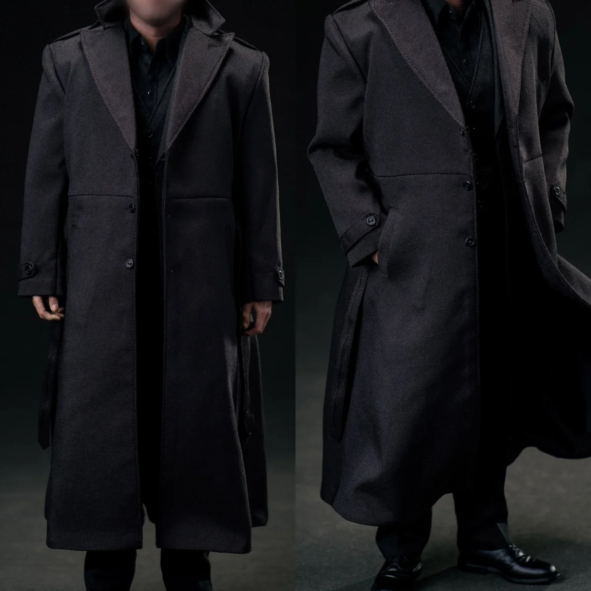 Kento Studio K006 Масштаб 1/6 Мужской солдатский боевой костюм с джентльменским костюмом, черное длинное пальто, кожаные туфли, носки, подходят для головы 12 дюймов
Kento Studio K006 Масштаб 1/6 Мужской солдатский боевой костюм с джентльменским костюмом, черное длинное пальто, кожаные туфли, носки, подходят для головы 12 дюймов