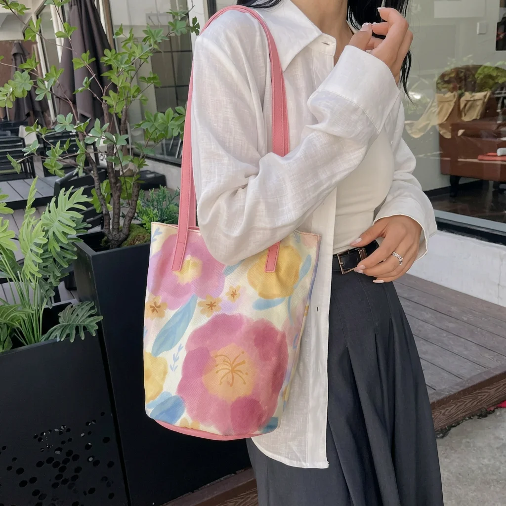 Vintage Art Shoulder Bag Printed Fabric Tote Bag Women'S Shoulder Bag Dual Shoulder For Office Dating Casual Walking
Vintage Art Shoulder Bag Printed Fabric Tote Bag Women'S Shoulder Bag Dual Shoulder For Office Dating Casual Walking