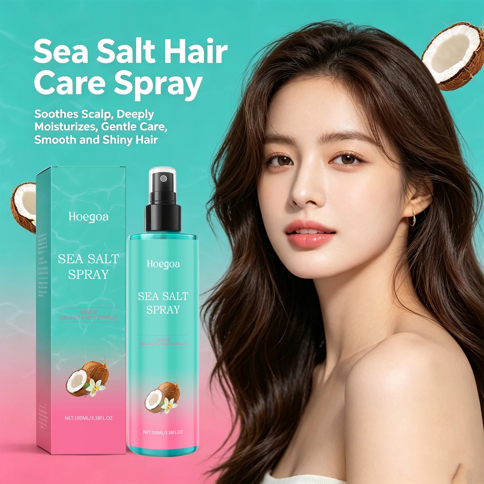 Sea Salt Spray Volumizing Hair Spray Soothing Scalp Silky Smooth Nourishing Hair for Dry Rough Hair Reduce Split Ends Hair Care
Sea Salt Spray Volumizing Hair Spray Soothing Scalp Silky Smooth Nourishing Hair for Dry Rough Hair Reduce Split Ends Hair Care