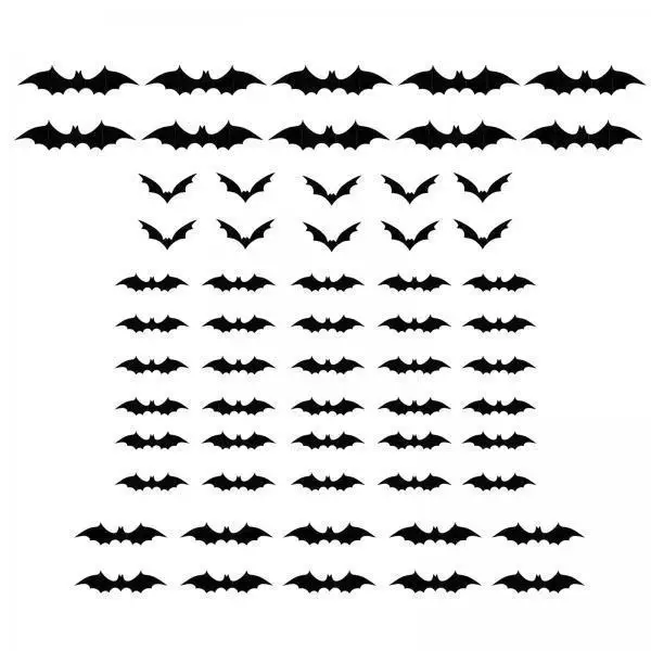 3x Bats Wall Decor, 3D Bats Halloween Stickers Decor, DIY Waterproof Halloween Decorative Bats Set, Bat Stickers for Home, Cafe
3x Bats Wall Decor, 3D Bats Halloween Stickers Decor, DIY Waterproof Halloween Decorative Bats Set, Bat Stickers for Home, Cafe