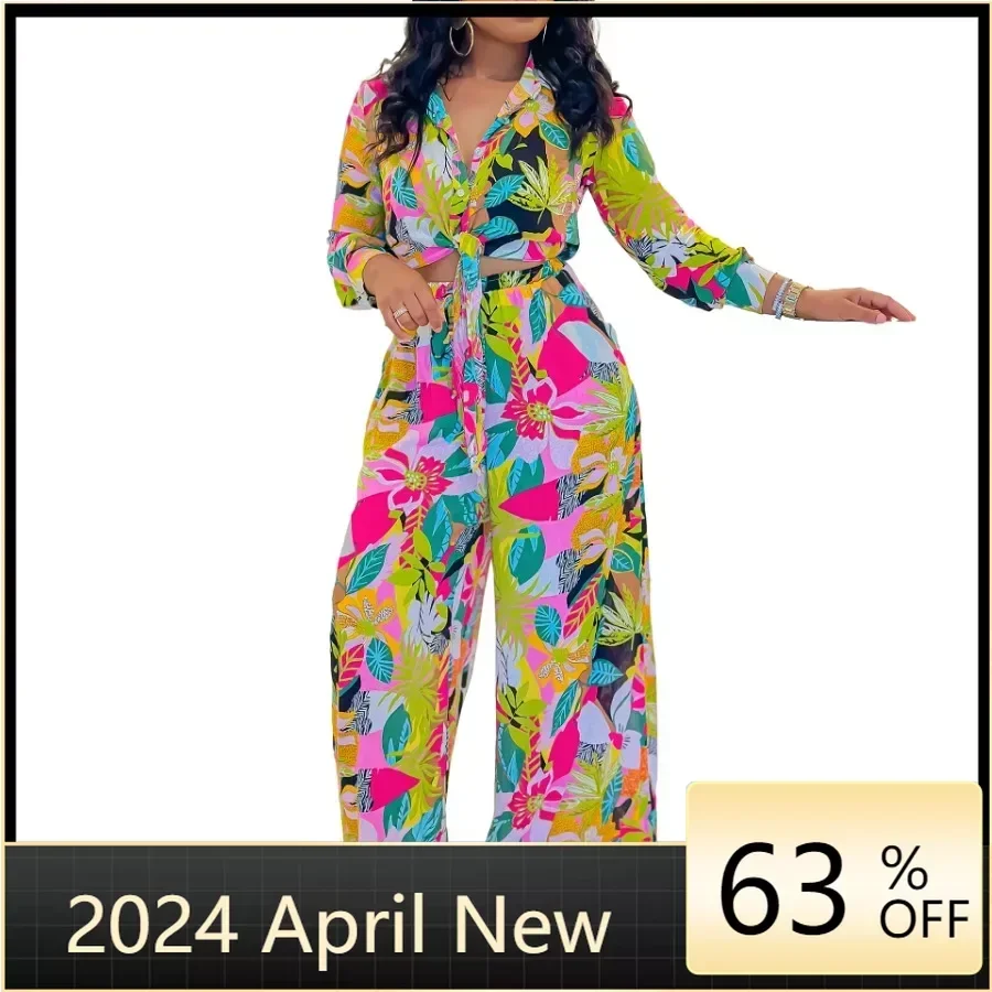 2 Piece African Clothes for Women Summer Elegant Long Sleeve V-neck Print Top Long Pant Matching Sets Outfits Africa Clothing
2 Piece African Clothes for Women Summer Elegant Long Sleeve V-neck Print Top Long Pant Matching Sets Outfits Africa Clothing