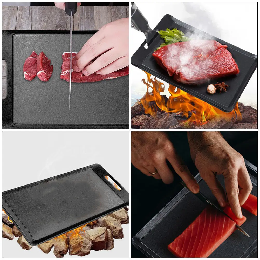 1Pcs Sturdy Bbq Grill Pan Iron Barbecue Plate Perfect Even Heat Conduction Ideal for Camping Non-Stick Bbq Accessory
1Pcs Sturdy Bbq Grill Pan Iron Barbecue Plate Perfect Even Heat Conduction Ideal for Camping Non-Stick Bbq Accessory