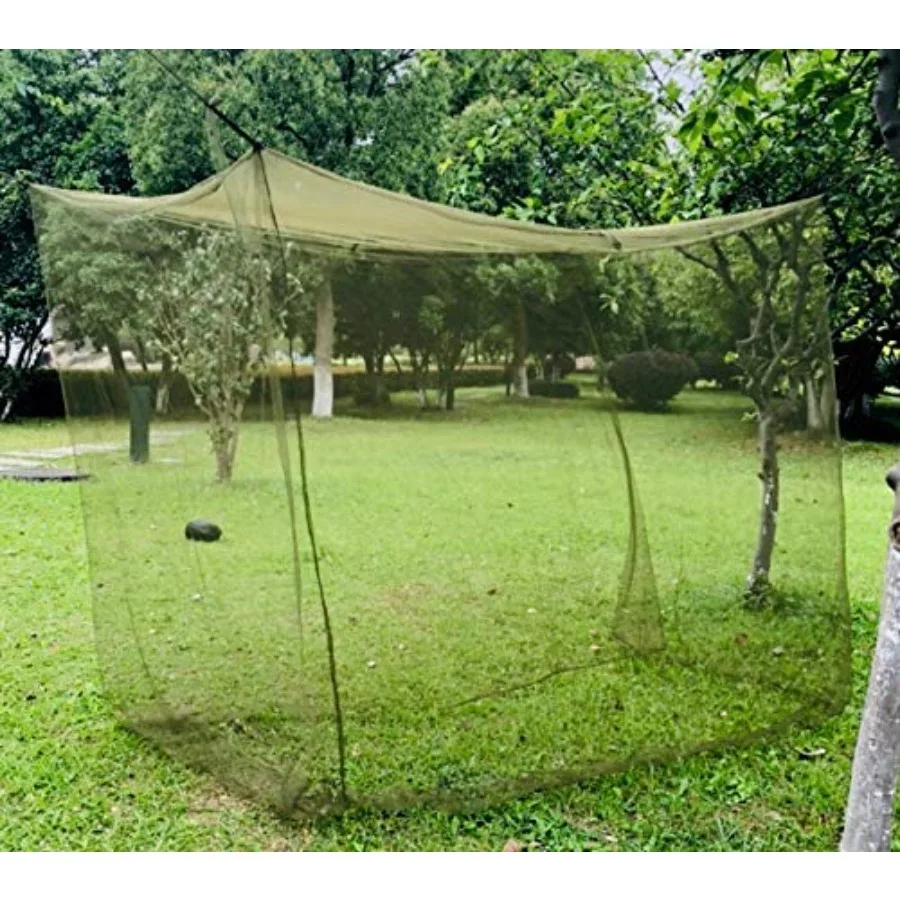 Mosquito Net- Military Green Portable Tactical Mosquito Netting for Camping Completely Covers a Sleeping Bag, Bed or Cot
Mosquito Net- Military Green Portable Tactical Mosquito Netting for Camping Completely Covers a Sleeping Bag, Bed or Cot
