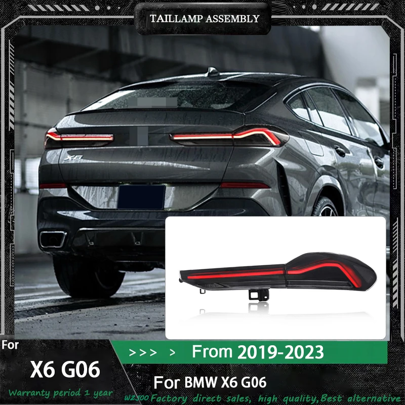 Car Led Tail Lights For BMW X6 G06 Taillights Assembly 2019-2023 Modified Rear Brake Reverse Turn Signal Lights Accessories
Car Led Tail Lights For BMW X6 G06 Taillights Assembly 2019-2023 Modified Rear Brake Reverse Turn Signal Lights Accessories