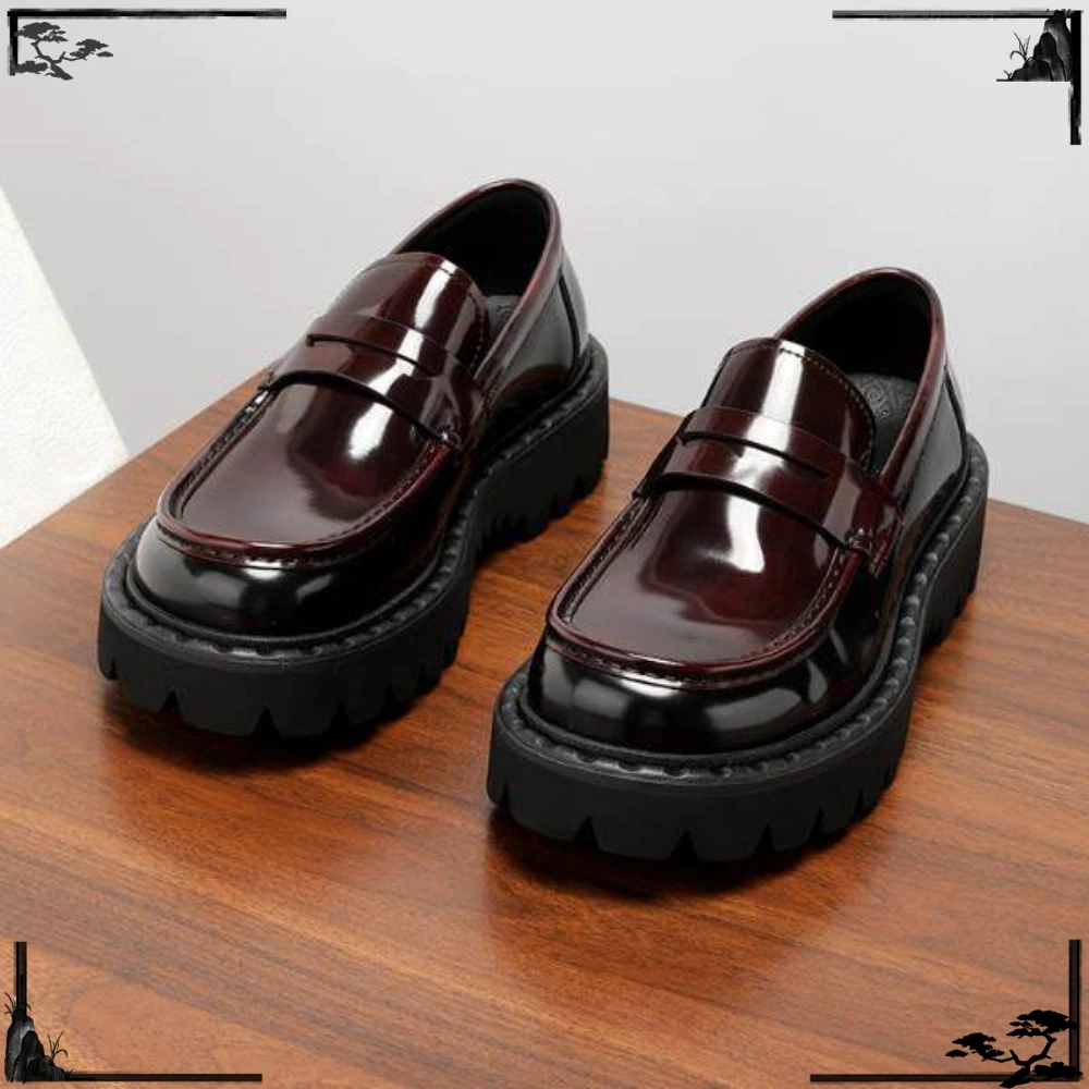 Men Summer Bright Leather Slip on Loafers Thick Sole Height Increasing Genuine Leather Trendy Casual Dress Shoes
Men Summer Bright Leather Slip on Loafers Thick Sole Height Increasing Genuine Leather Trendy Casual Dress Shoes