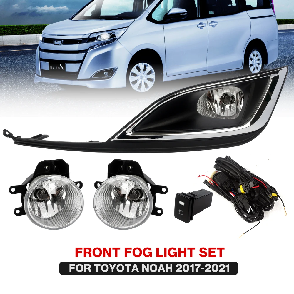 DLAA Front Bumper Fog Lamp Upgrade Kit FOR TOYOTA NOAH 2017 2018 2019 2020 2021 Version Additional Foglight Set Switch + Wiring
DLAA Front Bumper Fog Lamp Upgrade Kit FOR TOYOTA NOAH 2017 2018 2019 2020 2021 Version Additional Foglight Set Switch + Wiring