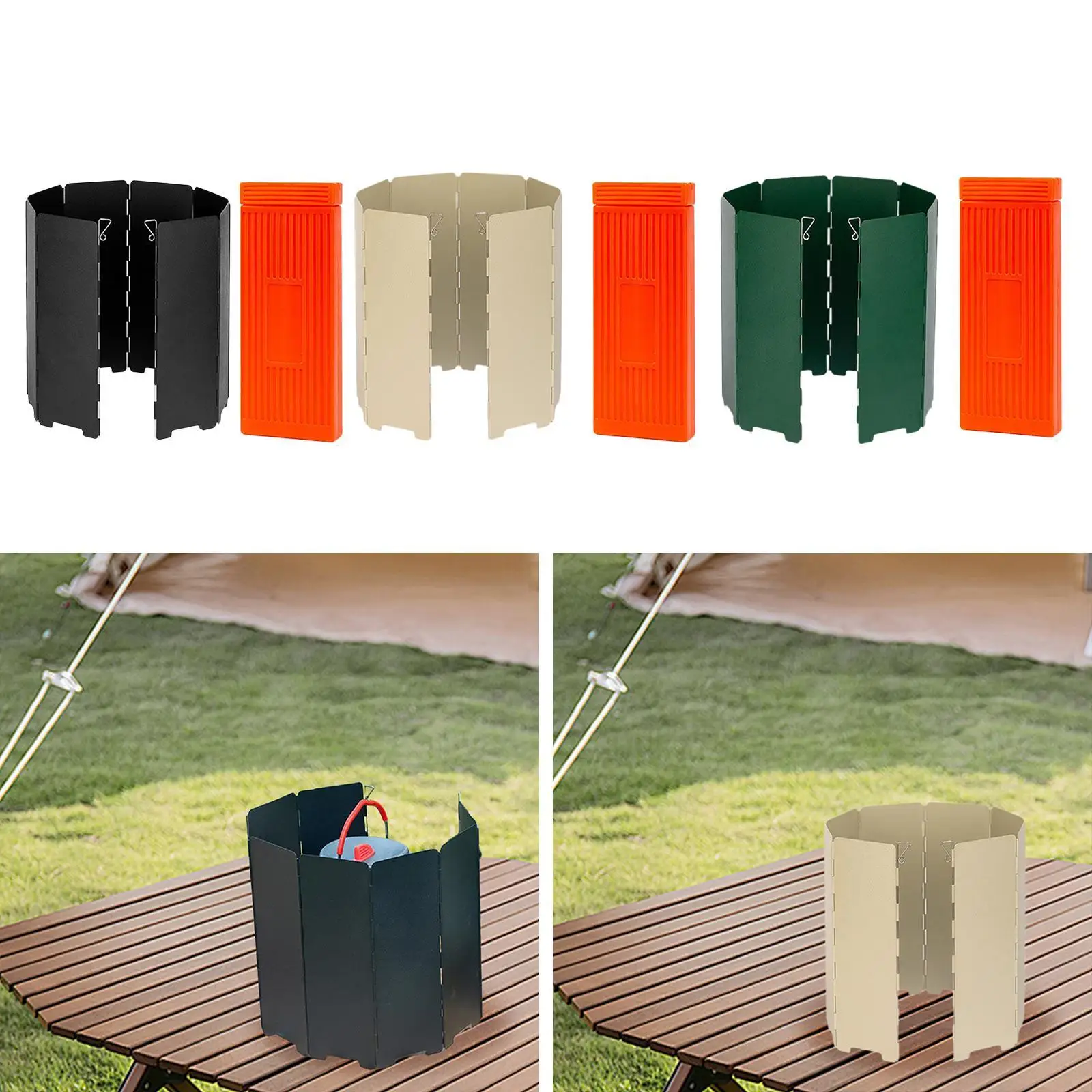 Camp Stove Wind Screen Portable Foldable Wind Shield Outdoor Cooking System for Backpacking Hiking Camping
Camp Stove Wind Screen Portable Foldable Wind Shield Outdoor Cooking System for Backpacking Hiking Camping