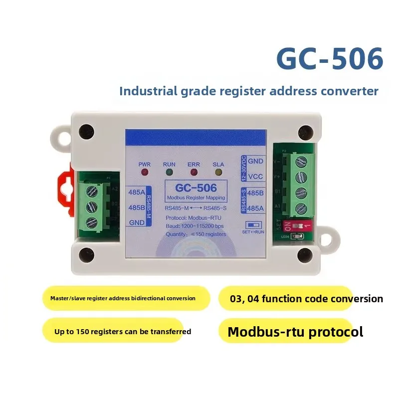 FOR Register address bidirectional conversion modbus protocol converter address reorganization register conversion data scaling
FOR Register address bidirectional conversion modbus protocol converter address reorganization register conversion data scaling