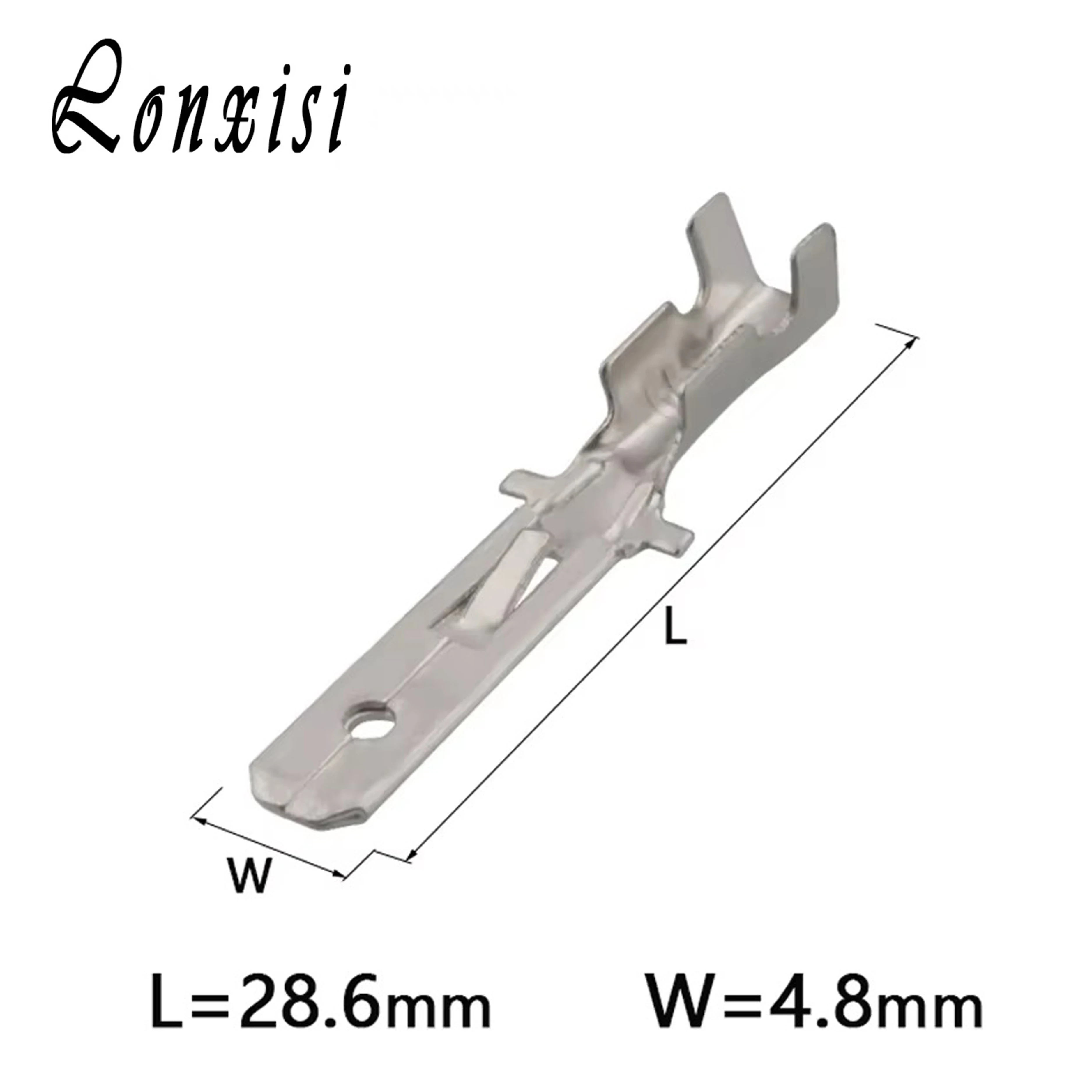 20/50/100/200 Pcs 4.8 MM Automobile Crimp Wiring Terminal Loose Electrical Male Connector Brass Pins DJ612-4.8B
20/50/100/200 Pcs 4.8 MM Automobile Crimp Wiring Terminal Loose Electrical Male Connector Brass Pins DJ612-4.8B