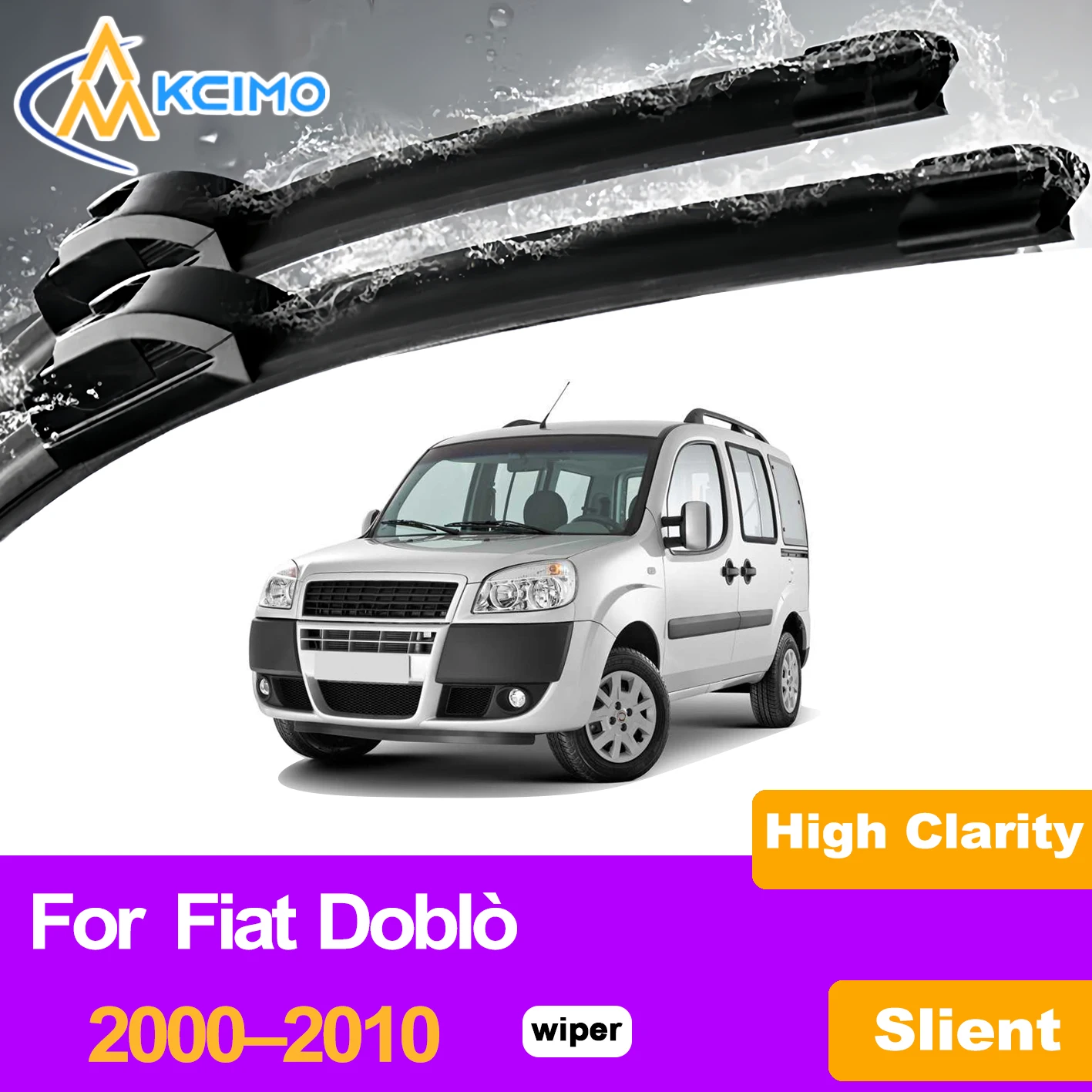KCIMO 2PCS Front Windshield Wiper Blades For Fiat Doblò 2000–2010, High Clear Vision Wear Resistant Auto Windshield Wipers
KCIMO 2PCS Front Windshield Wiper Blades For Fiat Doblò 2000–2010, High Clear Vision Wear Resistant Auto Windshield Wipers