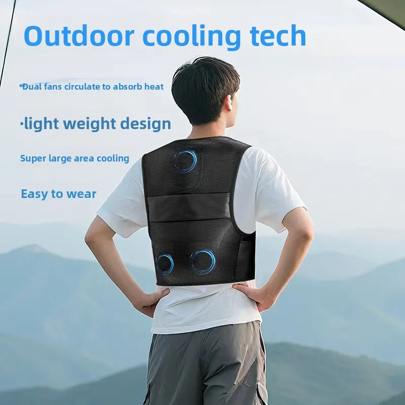 Summer outdoor fishing air conditioning clothing heatstroke cooling vest semiconductor refrigeration clothing ice vest fan vest
Summer outdoor fishing air conditioning clothing heatstroke cooling vest semiconductor refrigeration clothing ice vest fan vest