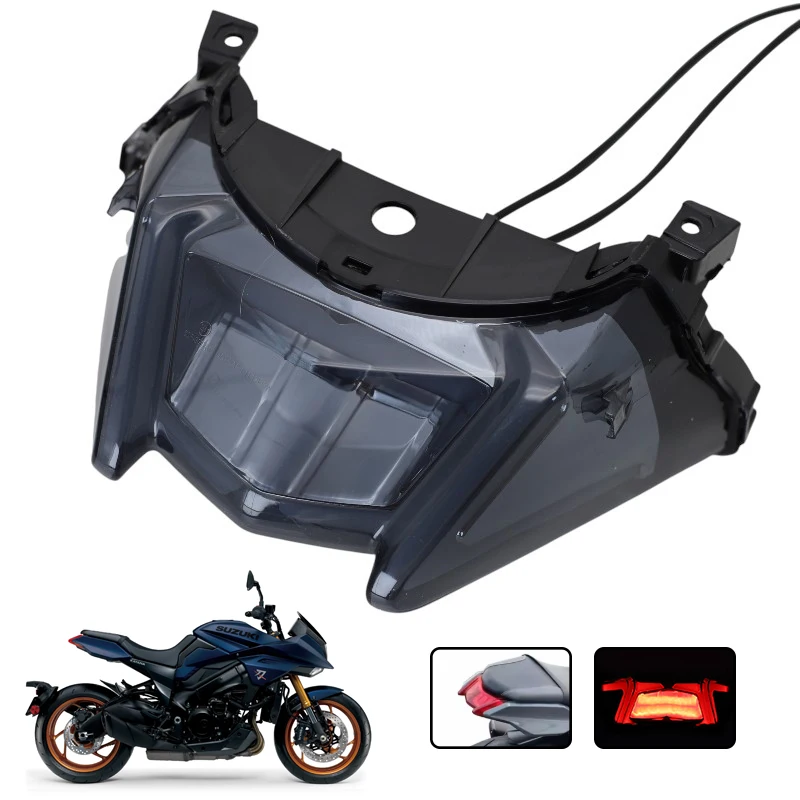 Motorcycle LED Integrated Blinker Taillight Rear Tail Brake Stop Turn Signals Light For Suzuki Katana 1000 GSX-S1000S 2019-2023
Motorcycle LED Integrated Blinker Taillight Rear Tail Brake Stop Turn Signals Light For Suzuki Katana 1000 GSX-S1000S 2019-2023