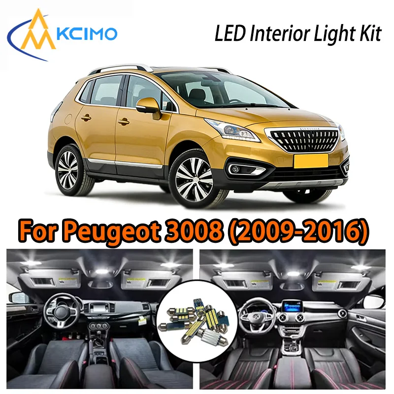 KCIMO For Peugeot 3008 (2009-2016) Premium LED Interior Kit - 2 Colors , Quick Installation, Long-Lasting
KCIMO For Peugeot 3008 (2009-2016) Premium LED Interior Kit - 2 Colors , Quick Installation, Long-Lasting