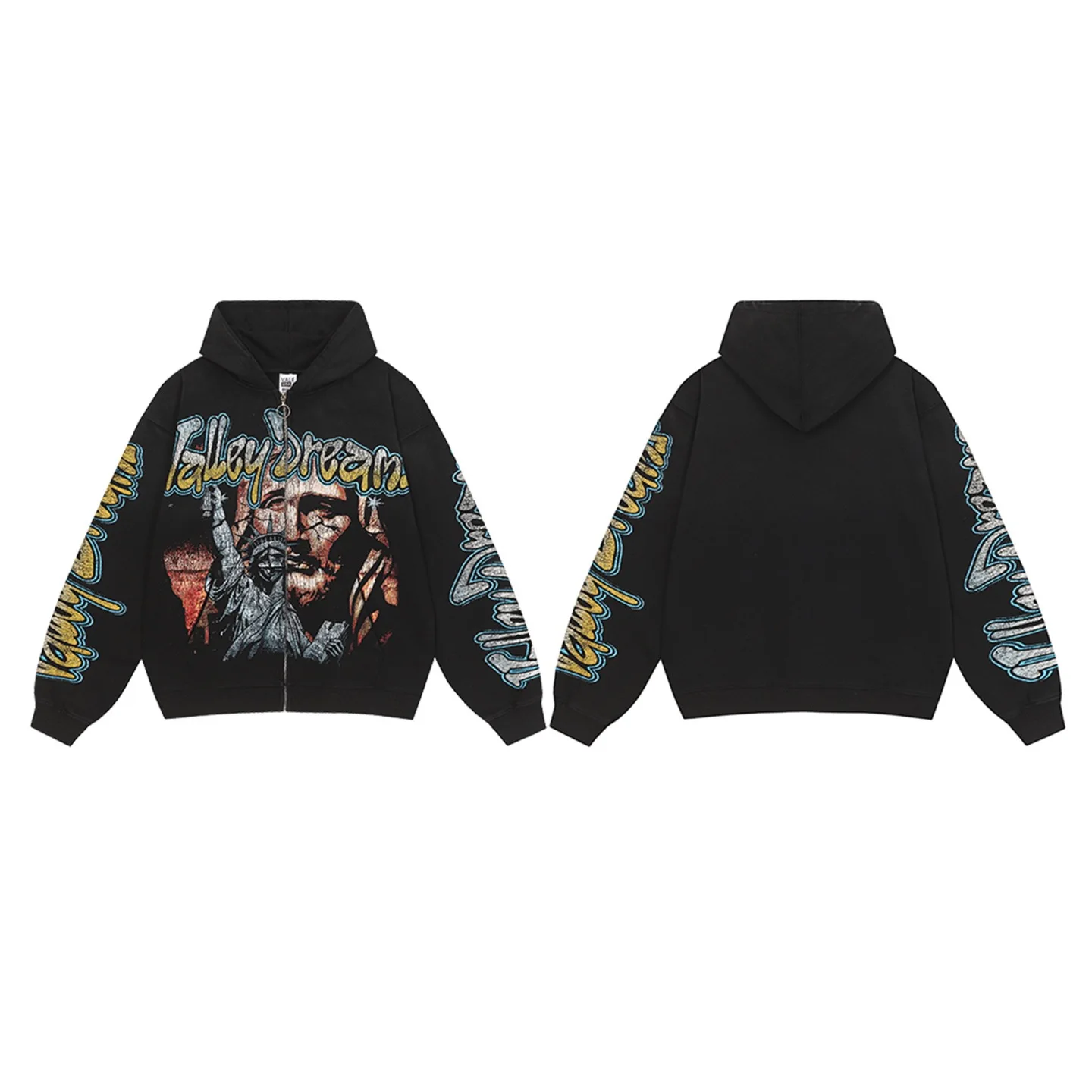 Retro American Waed Hoodie Sweatirt Loose Casual ex Outerwear Spring 2026 Cotton Polyester Long Sve Zipper
Retro American Waed Hoodie Sweatirt Loose Casual ex Outerwear Spring 2026 Cotton Polyester Long Sve Zipper