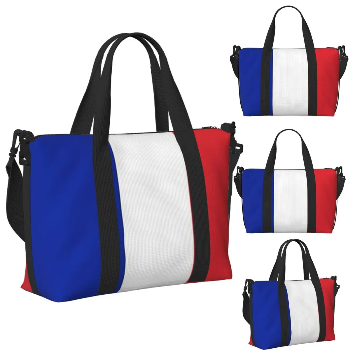 Custom French Flag Of France Beach Travel Bag Large Capacity Tote Bags for Gym Sport Women Shopping Duffle Shoulder Bag
Custom French Flag Of France Beach Travel Bag Large Capacity Tote Bags for Gym Sport Women Shopping Duffle Shoulder Bag