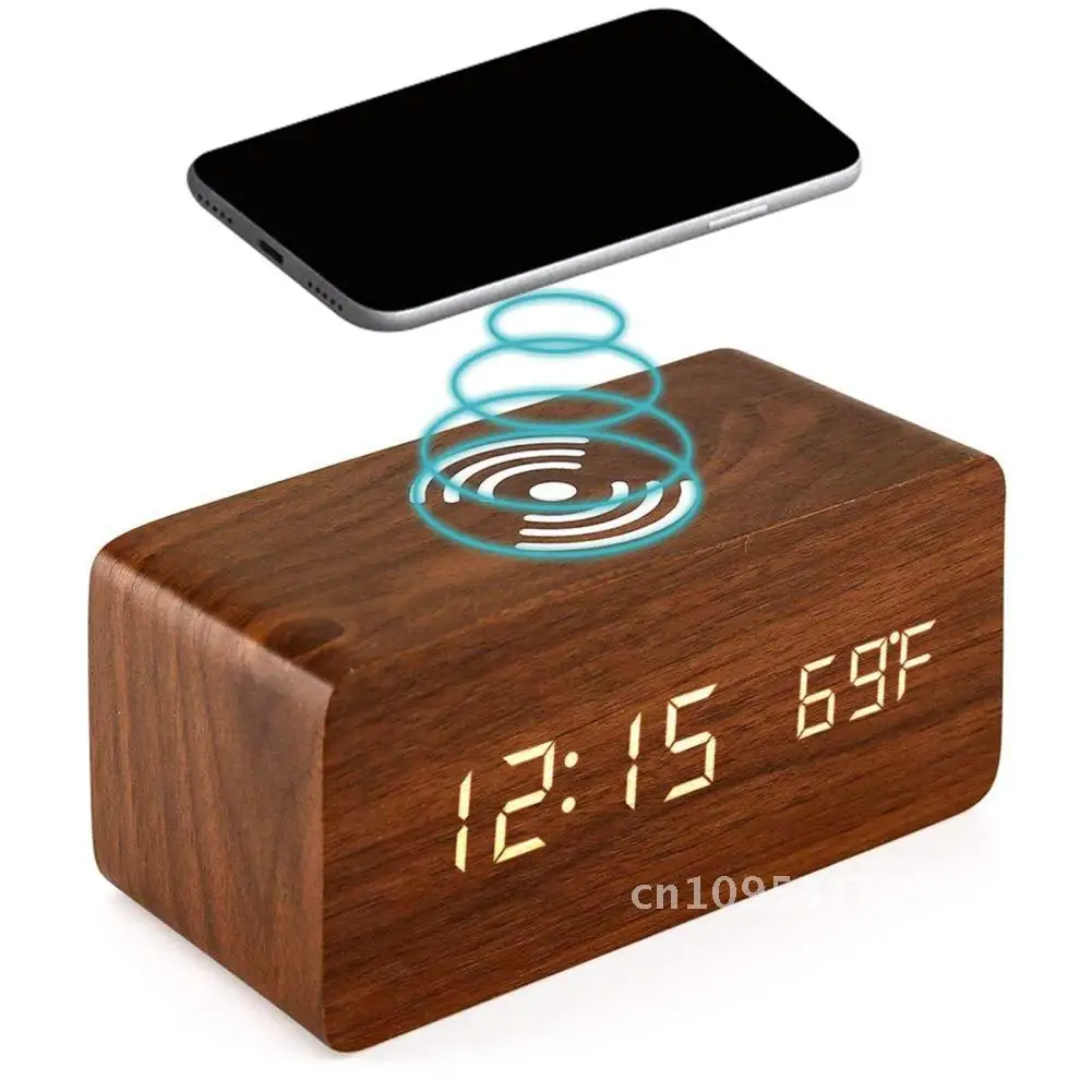 Wooden Digital Alarm Office 3 Alarms Led Display With For Alarm Clock Bedroom Clock Charging Electronic Wireless Bedside
Wooden Digital Alarm Office 3 Alarms Led Display With For Alarm Clock Bedroom Clock Charging Electronic Wireless Bedside