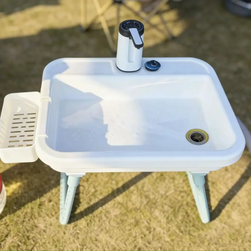 Outdoor Portable Sink Multifunctional Folding Camping Sink With Electric Water Pump Suitable For Camping Travel And Family Use
Outdoor Portable Sink Multifunctional Folding Camping Sink With Electric Water Pump Suitable For Camping Travel And Family Use