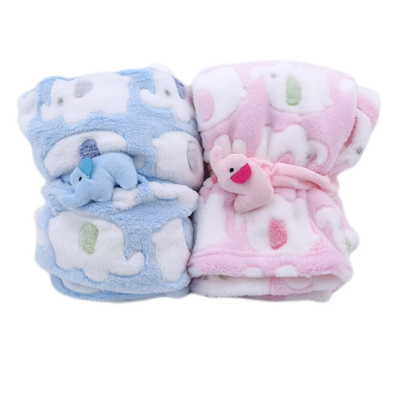 Cartoon Baby Blanket Cute Elephant Baby Products Newborn Elephant Air Conditioning Quilt Coral Velvet Pillow Quilt Dual-Use
Cartoon Baby Blanket Cute Elephant Baby Products Newborn Elephant Air Conditioning Quilt Coral Velvet Pillow Quilt Dual-Use
