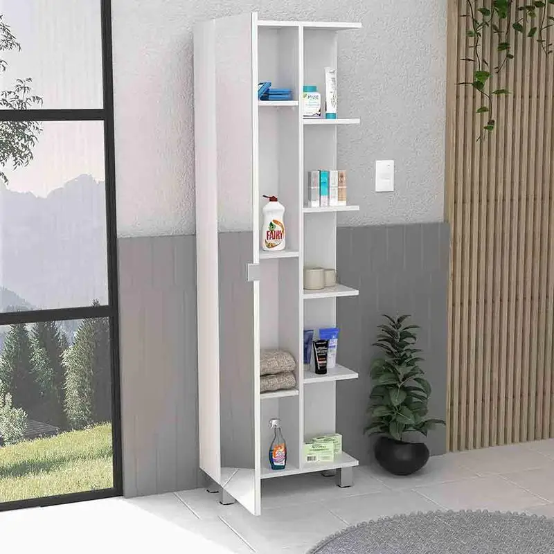 Mirror Linen Cabinet Renovation, 4 Interior Shelves, White Finish, Stylish Storage Solution for Bathroom or Living Room, Ideal
Mirror Linen Cabinet Renovation, 4 Interior Shelves, White Finish, Stylish Storage Solution for Bathroom or Living Room, Ideal