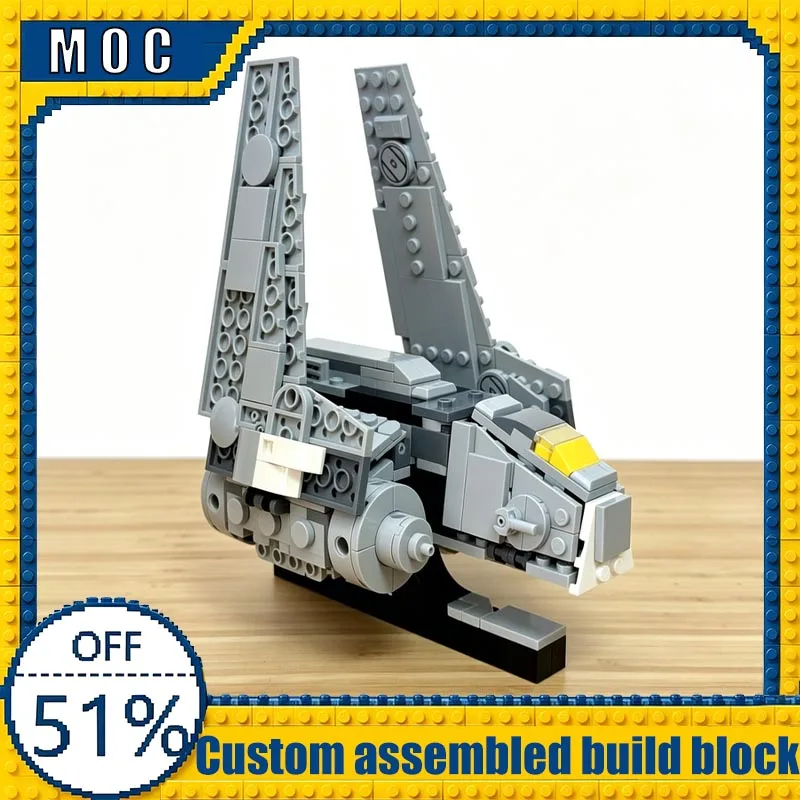 423PCS Creative Series Nu-Class Modify Shuttle Scale Alternate Build 75440 AT Custom Building Blocks DIY Assembly Birthday Gifts
423PCS Creative Series Nu-Class Modify Shuttle Scale Alternate Build 75440 AT Custom Building Blocks DIY Assembly Birthday Gifts