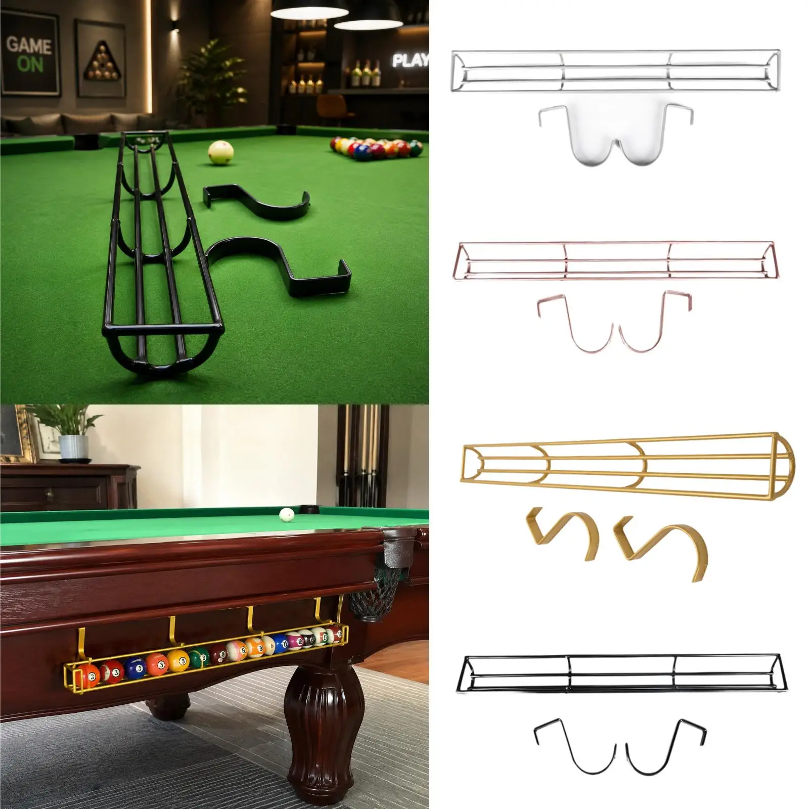 Billiards Balls Storage Holder Snooker Ball Storage Rack, Practical, Sturdy, Easy to Install Essential Billiards Accessories
Billiards Balls Storage Holder Snooker Ball Storage Rack, Practical, Sturdy, Easy to Install Essential Billiards Accessories