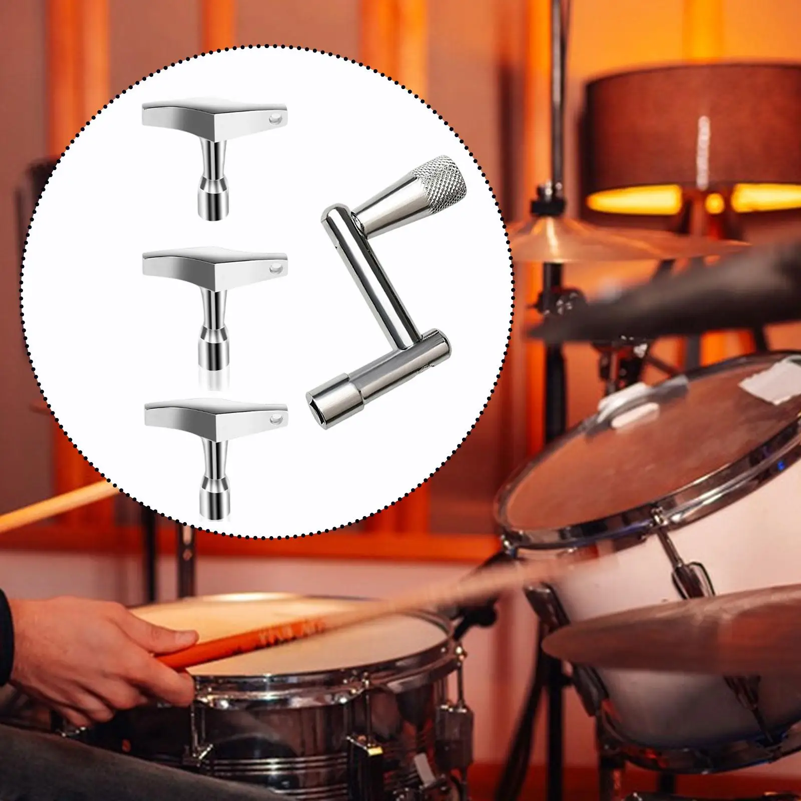 Drum Accessories Set Drum Key Tuner Steel T Wrench Percussion Parts Tool for Drum Kit Hardware Repair
Drum Accessories Set Drum Key Tuner Steel T Wrench Percussion Parts Tool for Drum Kit Hardware Repair