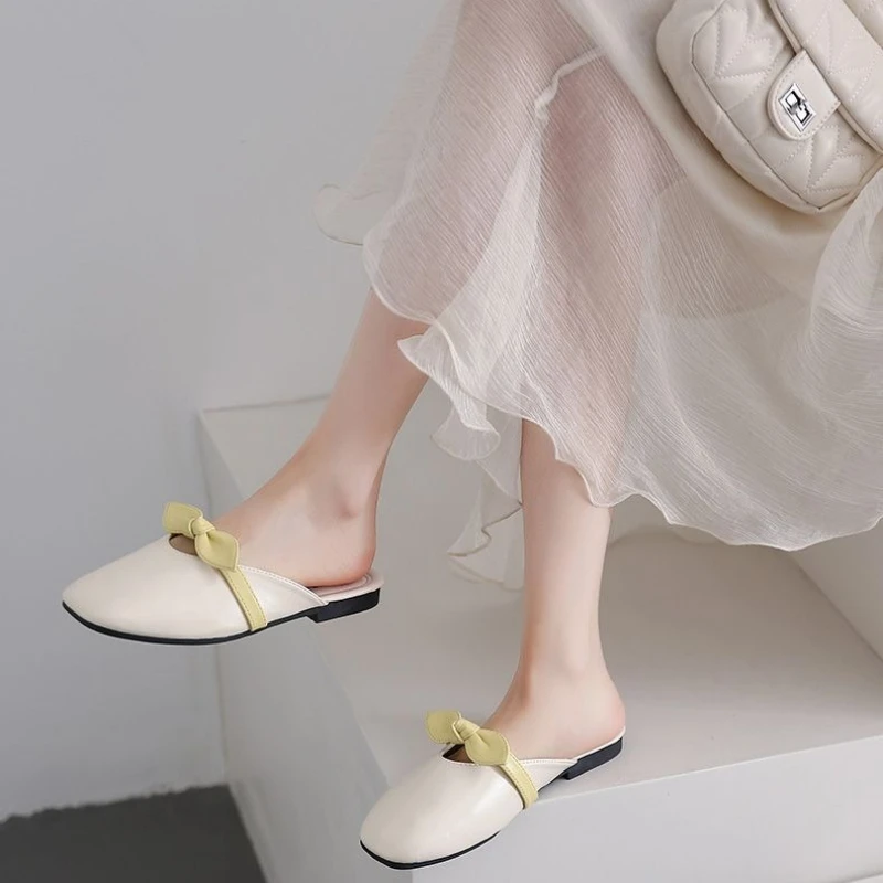2026 Summer Women Flat Backless Slip On Lazy Style Mule Half Sandals Toe Covered For Dress Outdoor New Arrival
2026 Summer Women Flat Backless Slip On Lazy Style Mule Half Sandals Toe Covered For Dress Outdoor New Arrival