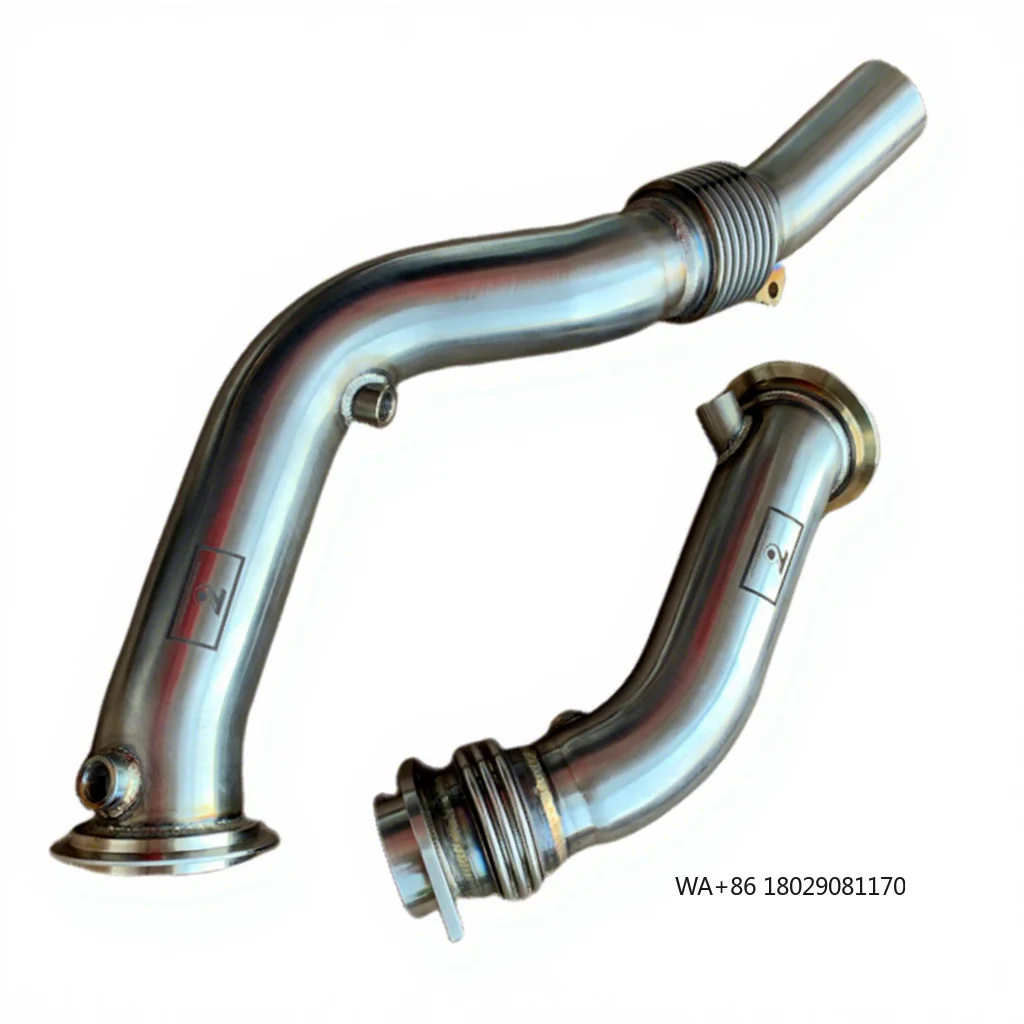 Exhaust Downpipe Without Heat Shield for M3 M4 M2C F8X S55 F80 F82 F83 F87 2014+
Exhaust Downpipe Without Heat Shield for M3 M4 M2C F8X S55 F80 F82 F83 F87 2014+