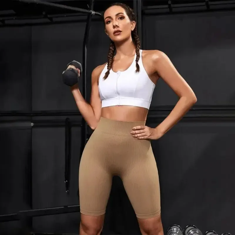 Women's Seamless High-Waisted Yoga Shorts Tight Elastic Breathable Fitness Leggings Running Workout Pants
Women's Seamless High-Waisted Yoga Shorts Tight Elastic Breathable Fitness Leggings Running Workout Pants