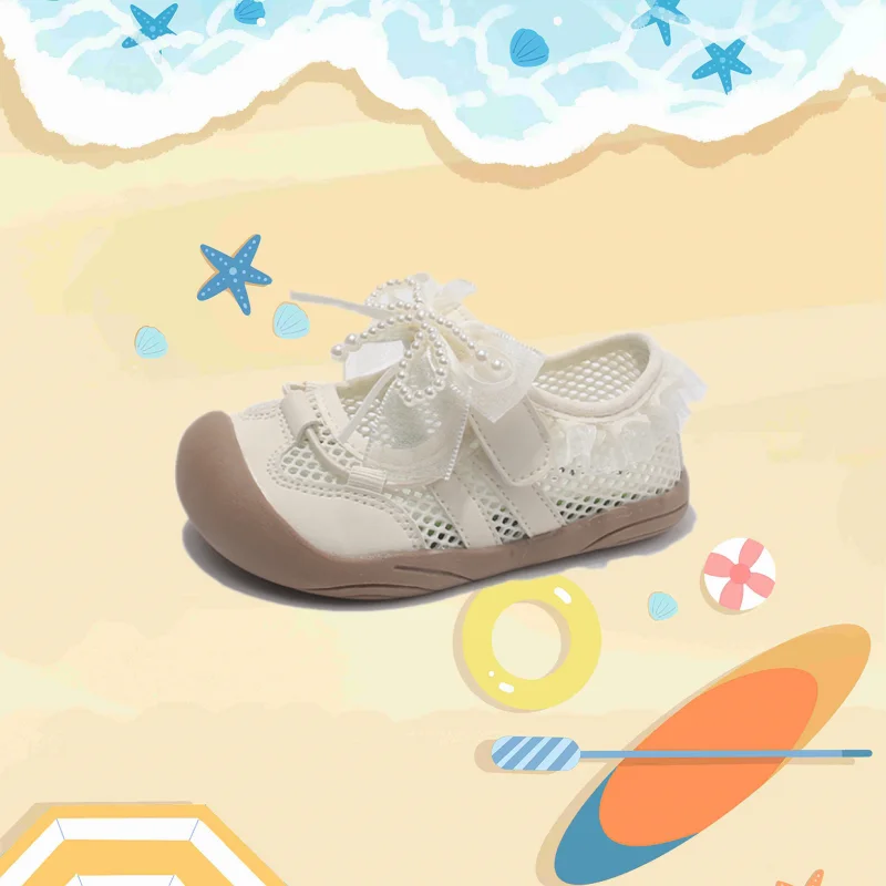Girls Summer Mesh Sandals Lace Bowknot Soft Girls Princess Shoes Toddler Baby Casual Flat Shoes for Kids Outdoor Childrens Shoes
Girls Summer Mesh Sandals Lace Bowknot Soft Girls Princess Shoes Toddler Baby Casual Flat Shoes for Kids Outdoor Childrens Shoes